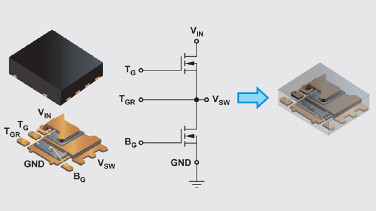 Packaging StackedMOSFET steigern Effizienz und Leistungsdichte