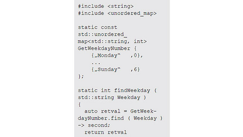 Listing. Nativer Code mit Referenzierung der STL-Bibliothek (#include-Anweisung an den Compiler) Listing. Nativer Code mit Referenzierung der STL-Bibliothek (#include-Anweisung an den Compiler)